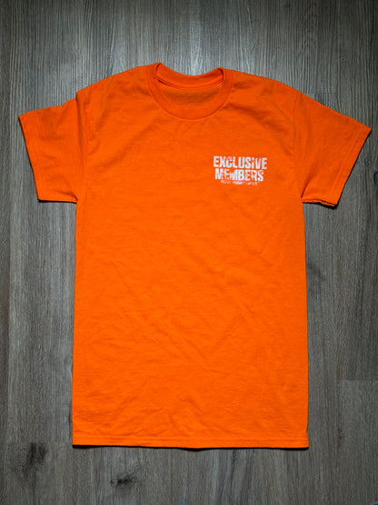 Orange EXCLUSIVE MEMBERS Tee