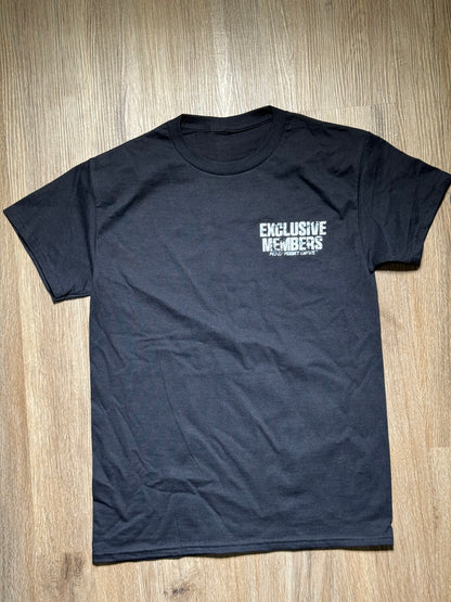 Black EXCLUSIVE MEMBERS Tee