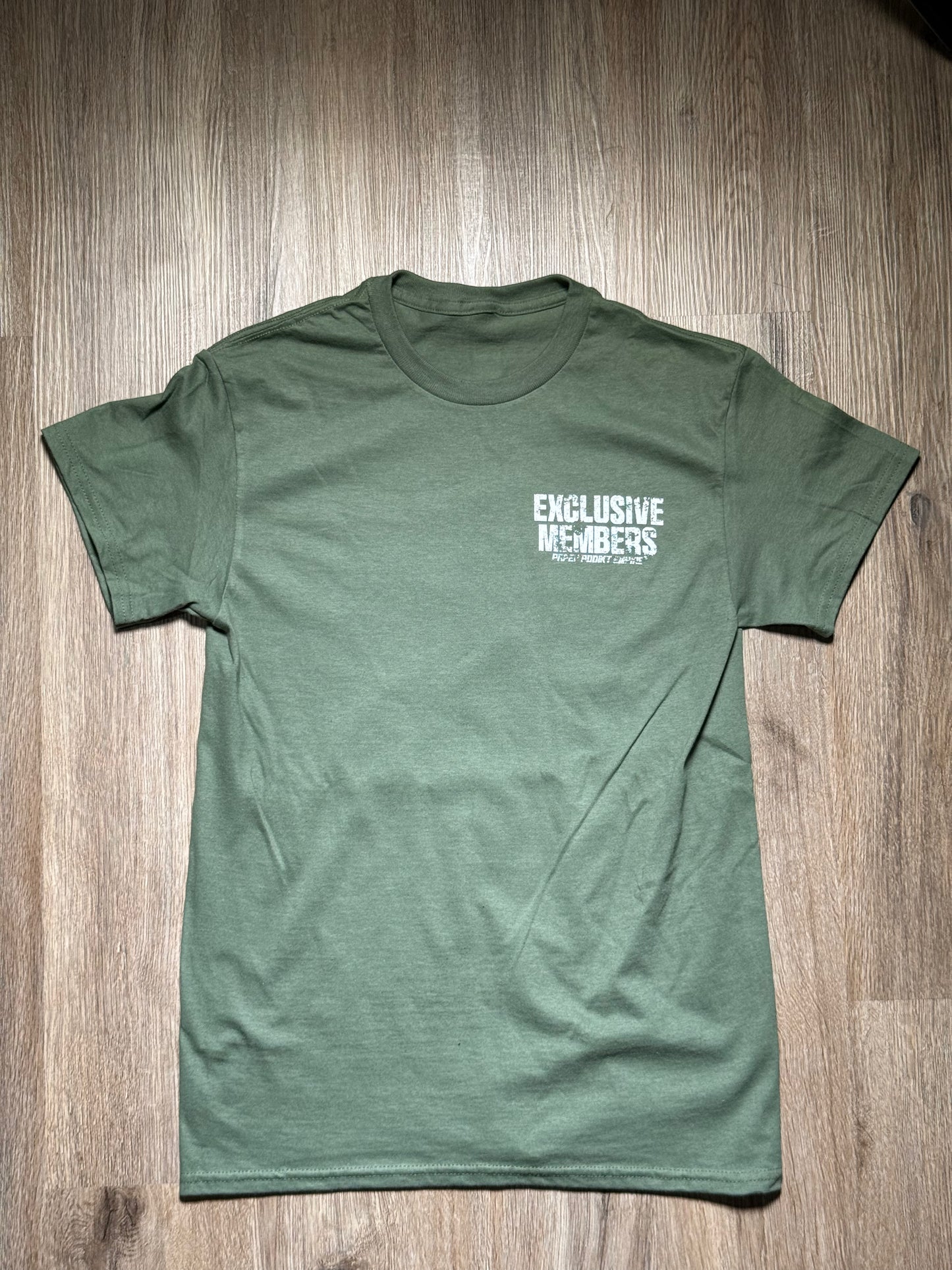 Military Green EXCLUSIVE MEMBERS Tee