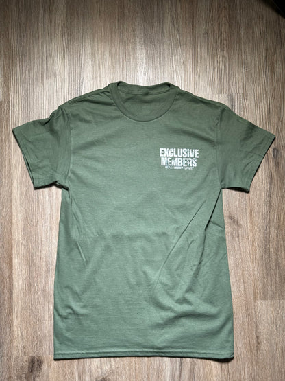 Military Green EXCLUSIVE MEMBERS Tee