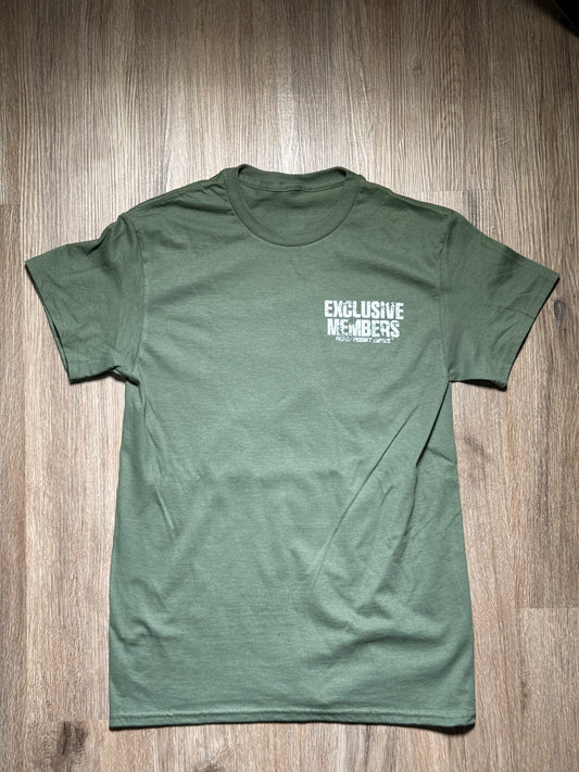 Military Green EXCLUSIVE MEMBERS Tee