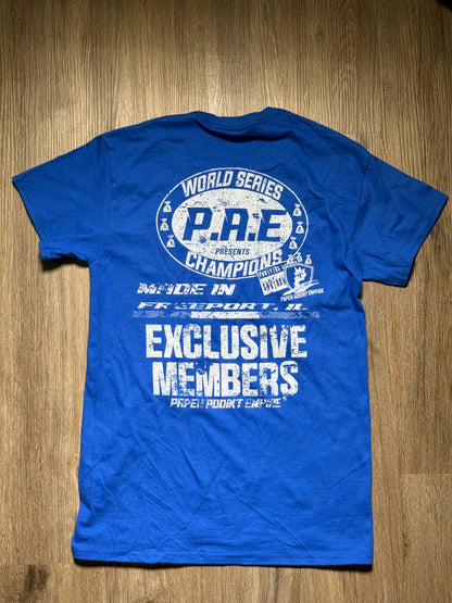 Royal Blue EXCLUSIVE MEMBERS Tee